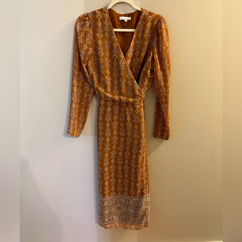 Feminine wrap dress